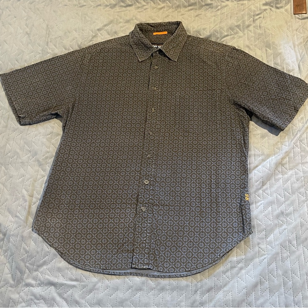 Reyn‎ Spooner s/s button up corduroy shirt mens medium pre-owned condition